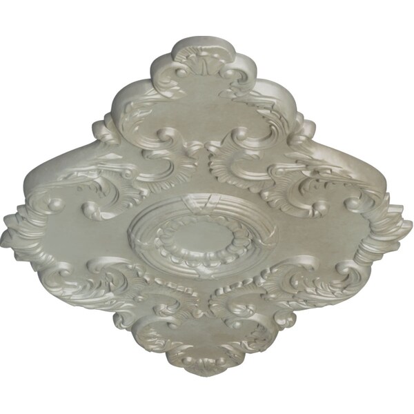 Piedmont Ceiling Medallion, Hand-Painted Flash Gold, 37W X 26H X 1 3/8P